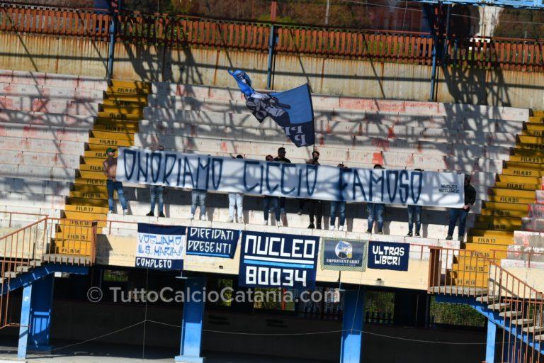 PAROLA AI TIFOSI: “Complimenti alla Mariglianese, meritate rispetto. Grazie per avere omaggiato Ciccio Famoso”