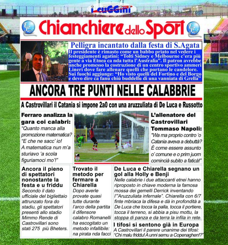 PAROLA AI TIFOSI – I cuGGini: “Il ‘Chianchiere dello Sport’ dopo Castrovillari-Catania…”