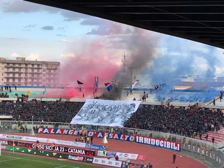 CURVA SUD CATANIA: Ciccio Famoso, speciale coreografia domenica