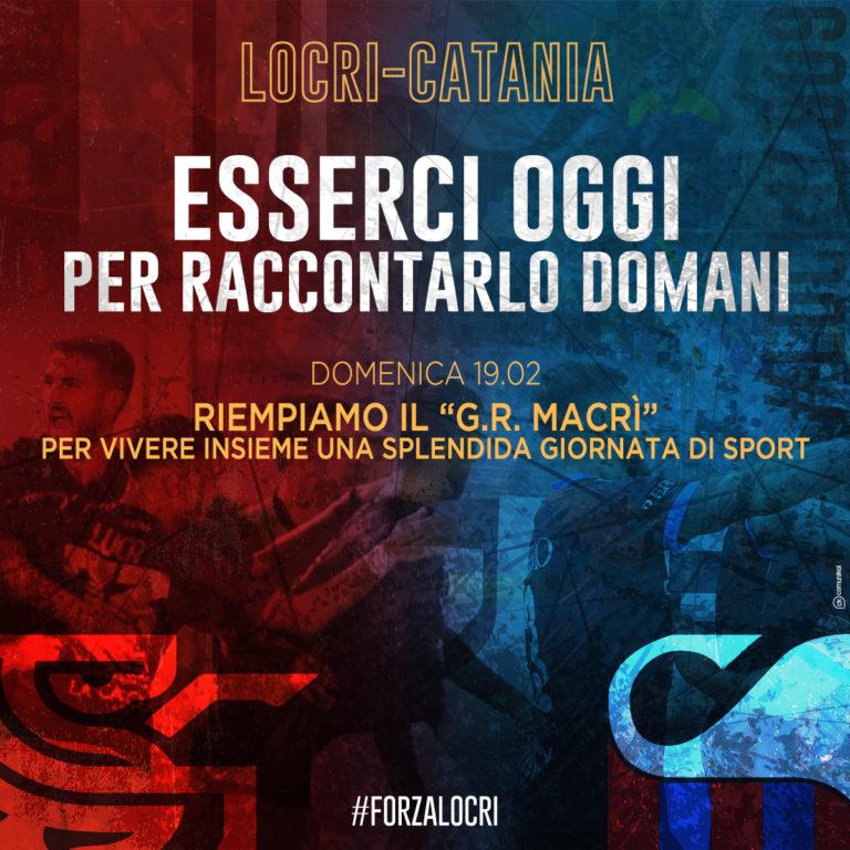 IL LOCRI: “Arriva il Catania, giornata storica. Tutti allo stadio”