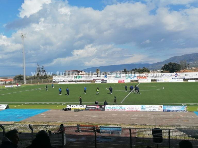SANT’AGATA 1-2 CATANIA (s.t.): tabellino e numeri incontro