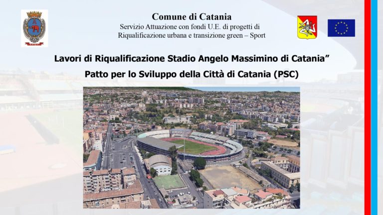 STADIO: il punto sui lavori al “Massimino” ed il cronoprogramma illustrato