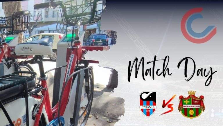 CATANIA-SANCATALDESE: servizio di bike sharing per raggiungere lo stadio