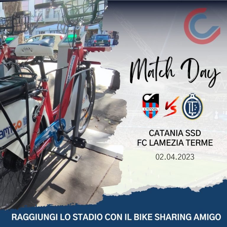 CATANIA-LAMEZIA TERME: servizio di bike sharing per raggiungere lo stadio