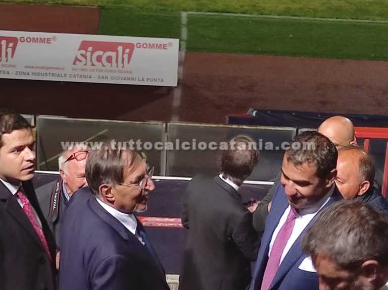 LA RUSSA (Pres. Senato): “Ho reso omaggio al Catania”