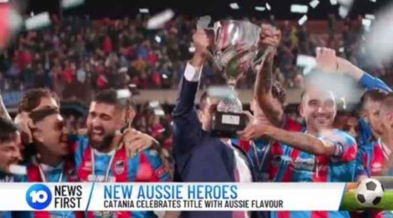 Paramount + 10 News First: l’emittente televisiva australiana dedica uno speciale al Catania