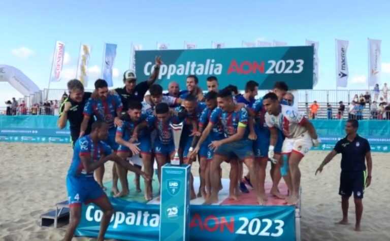 BEACH SOCCER: il Catania BS vince la Coppa Italia