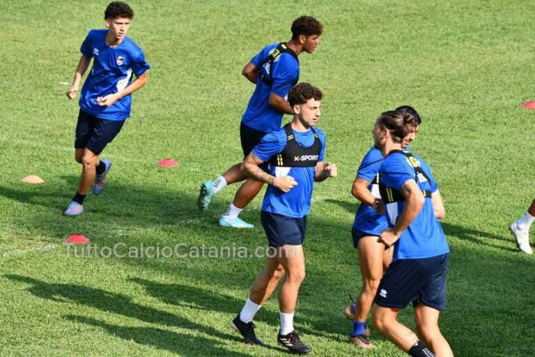 CATANIA: i rossazzurri in attesa dell’esordio in campionato