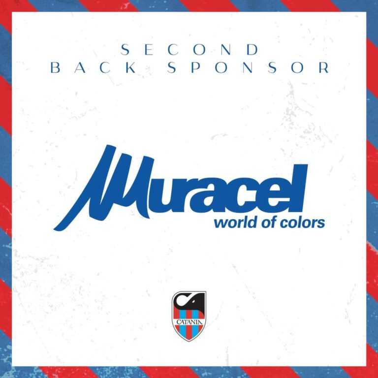 Muracel Second Back Sponsor del Catania Football Club