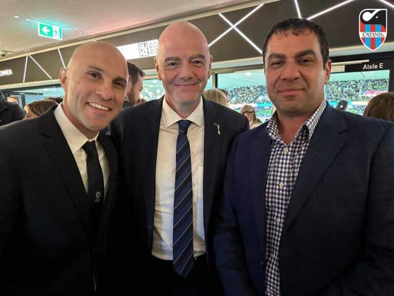 CATANIA: Pelligra e Bresciano, incontro con il presidente FIFA Infantino