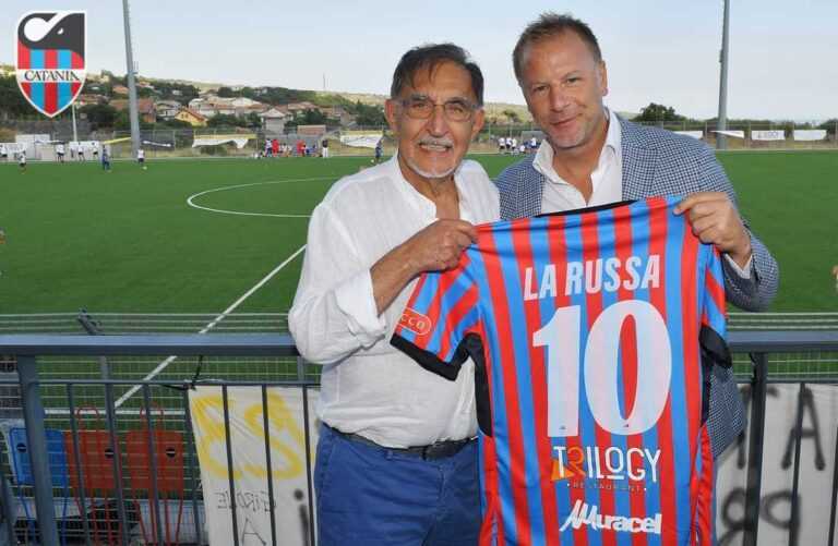 LA SICILIA: “Il presidente del Senato La Russa ospite, Grella gli regala una maglietta”
