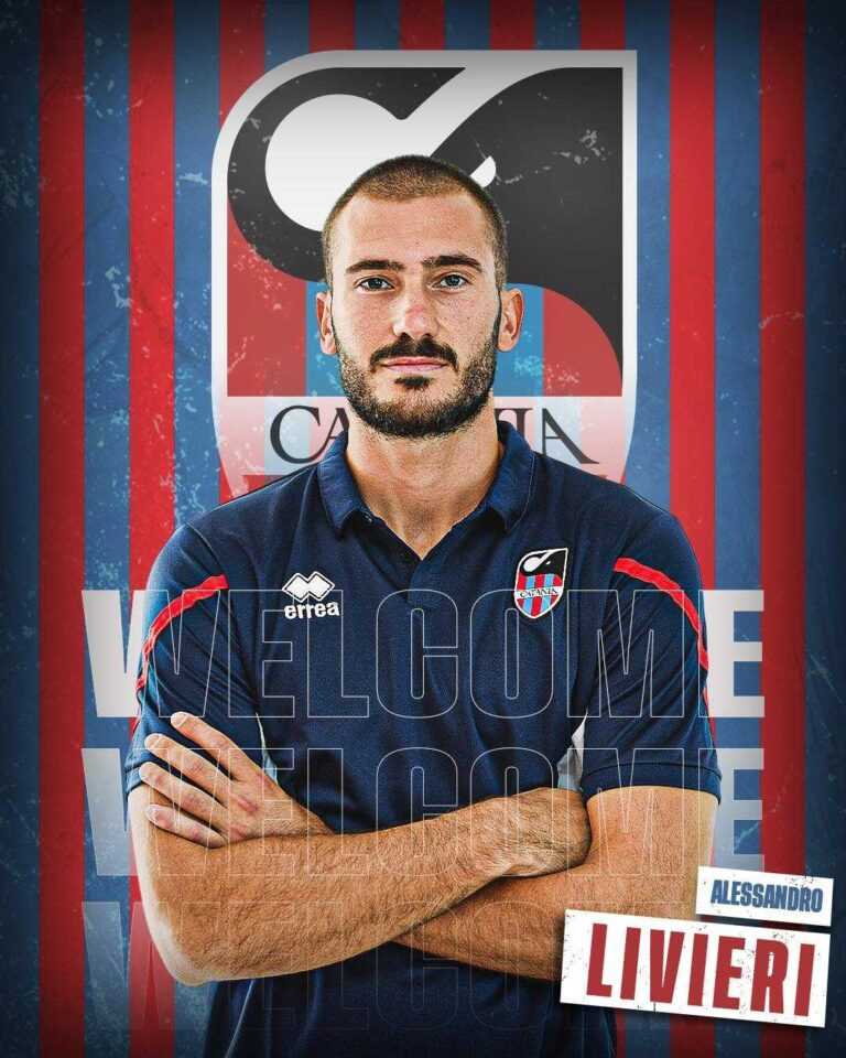 UFFICIALE: Livieri al Catania in prestito con opzione per il riscatto e contro-opzione