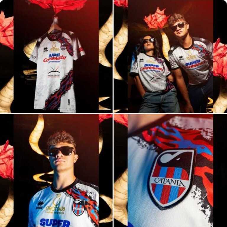 LIUZZO: “Maglia Catania, design importante raffigurando il fuoco e la neve dell’Etna”