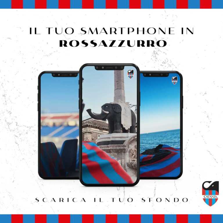 CATANIA FC: a disposizione lo sfondo scaricabile per il tuo smartphone