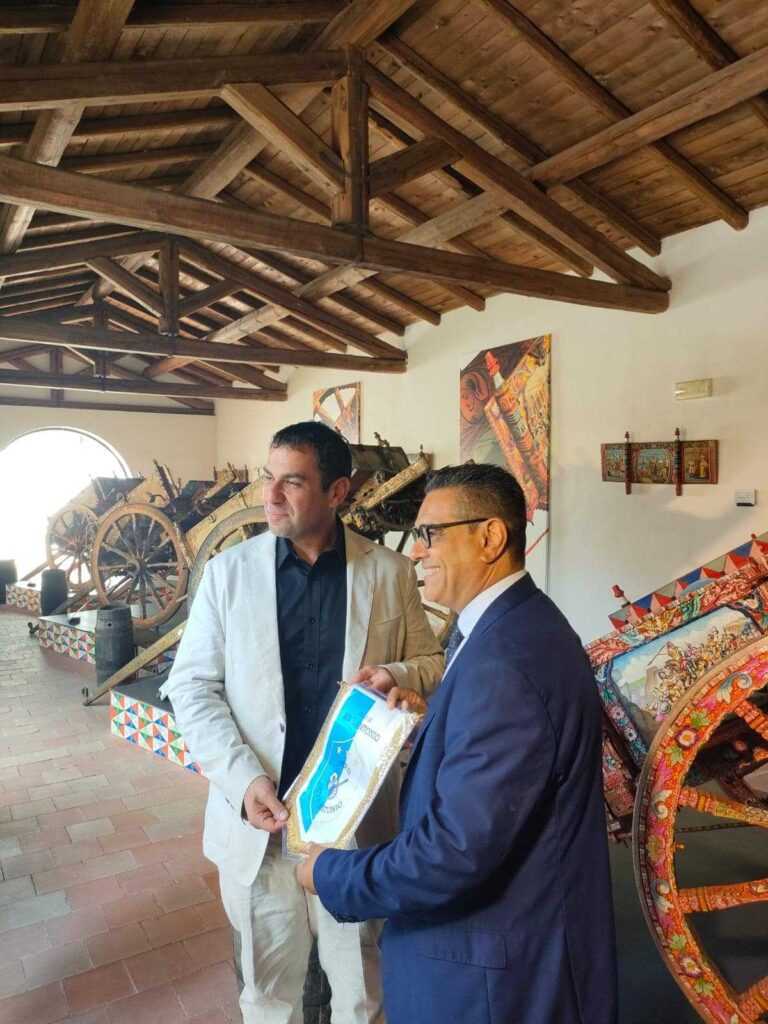 PELLIGRA: il presidente in visita al Museo del carretto siciliano