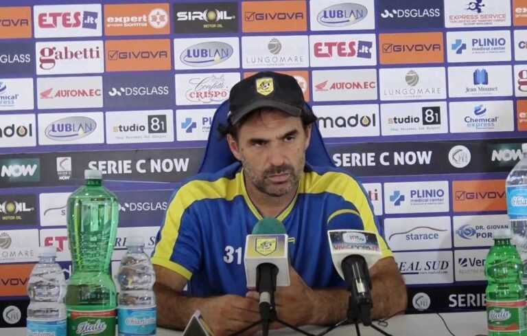 SERIE C – Pagliuca (all. Juve Stabia): “Avellino favorito col Catania, Vicenza candidata principale alla promozione”