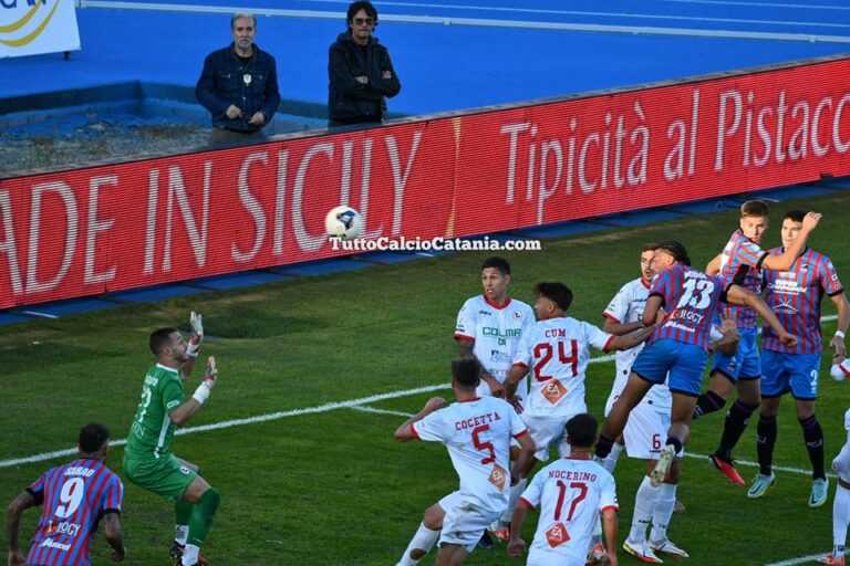 CATANIA 2-1 TURRIS: il tabellino dell’incontro