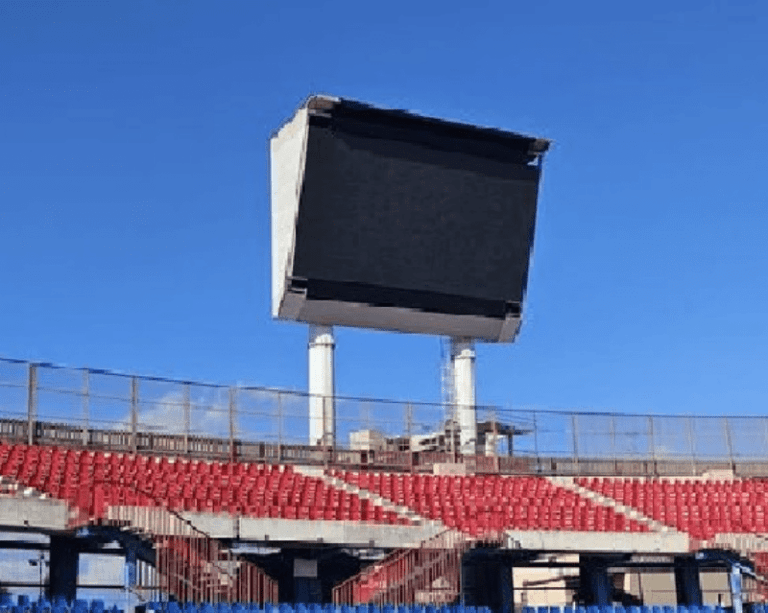 LA GAZZETTA DELLO SPORT: “Stadio ‘Massimino’, installato il nuovo tabellone luminoso”