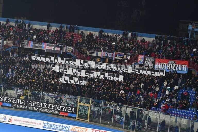 LA SICILIA: “Il tifo vince sempre. Pari accettato dal pubblico che applaude la squadra”