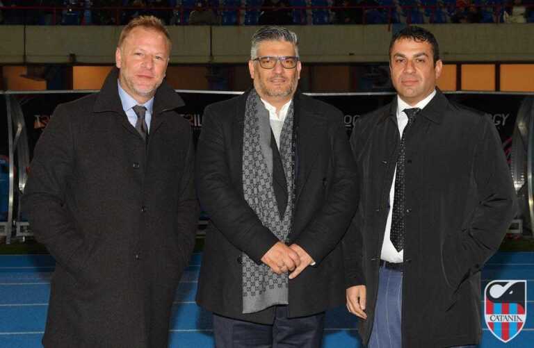 CATANIA: Pelligra con il presidente del Macarthur FC al “Massimino”