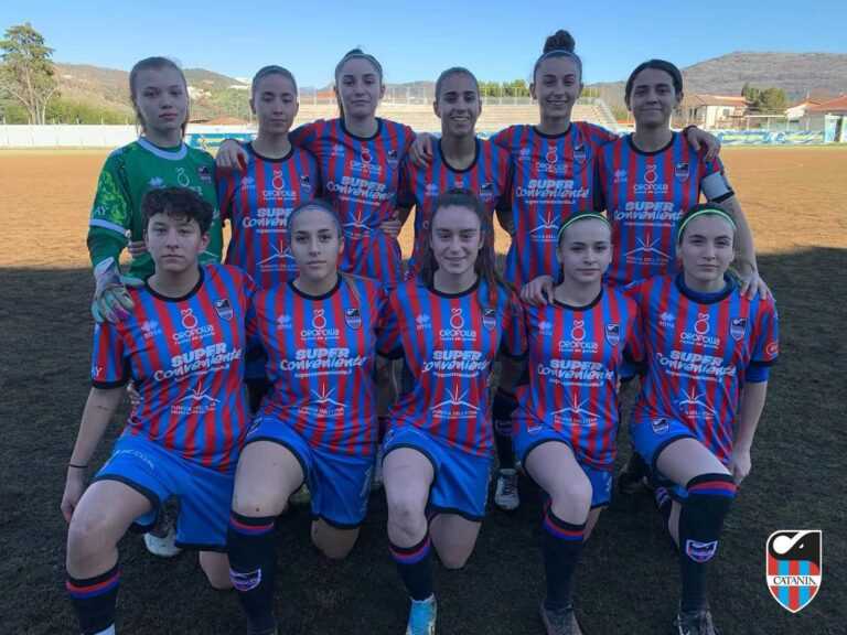 CATANIA FEMMINILE: quarta sconfitta in campionato per le rossazzurre