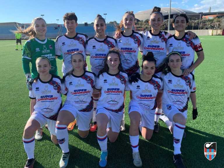 CATANIA FEMMINILE: squadra quarta nel girone C. Gaglio convocata nella Rappresentativa Nazionale LND Under 20