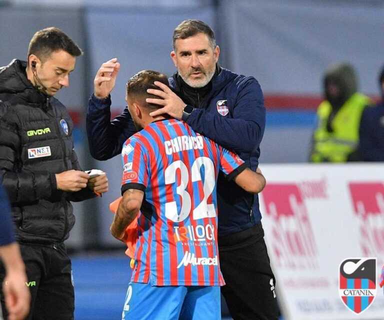 CHIRICO’: “Catania, mai pensato di andare via perché voglio lasciare il segno. Con Peralta possiamo coesistere”
