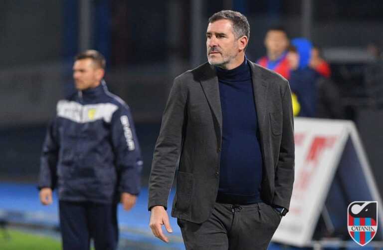 DALLA SALA STAMPA – Lucarelli: “Catania, la testa fa la differenza. Ritiro riprenderà nella settimana della Coppa Italia”