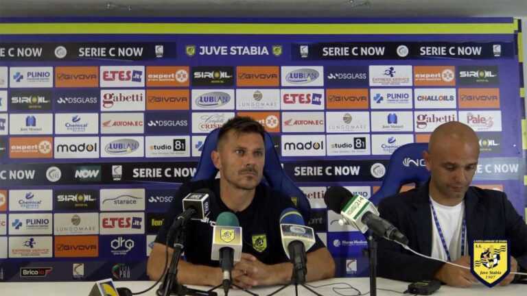 TARANTINO (vice all. Juve Stabia): “Catania abbastanza chiuso, non mi sembra che Thiam abbia fatto delle parate…”