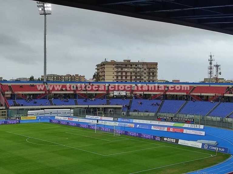 CATANIA-POTENZA: rinviato alle 16.45 il fischio d’inizio