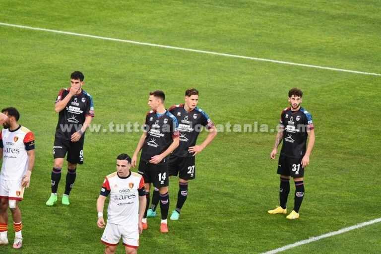 Il Catania spinge nella ripresa, ma non basta. Solo un pari al “Massimino”