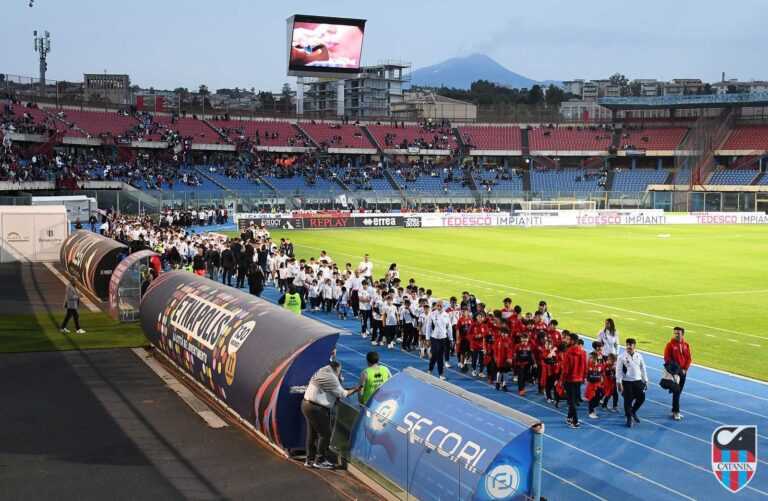 CATANIA-ATALANTA U23: i tesserati delle scuole calcio affiliate al club rossazzurro nel Settore Ospiti