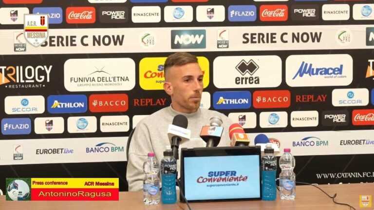 SERIE C – Ragusa (Messina): “Catania, brutta situazione. Un pensierino ai playoff lo avevamo fatto…”