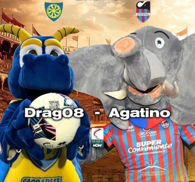 CURIOSITA’ – Drag08 (mascotte Carrarese): “Complimenti ad Agatino per la vittoria”