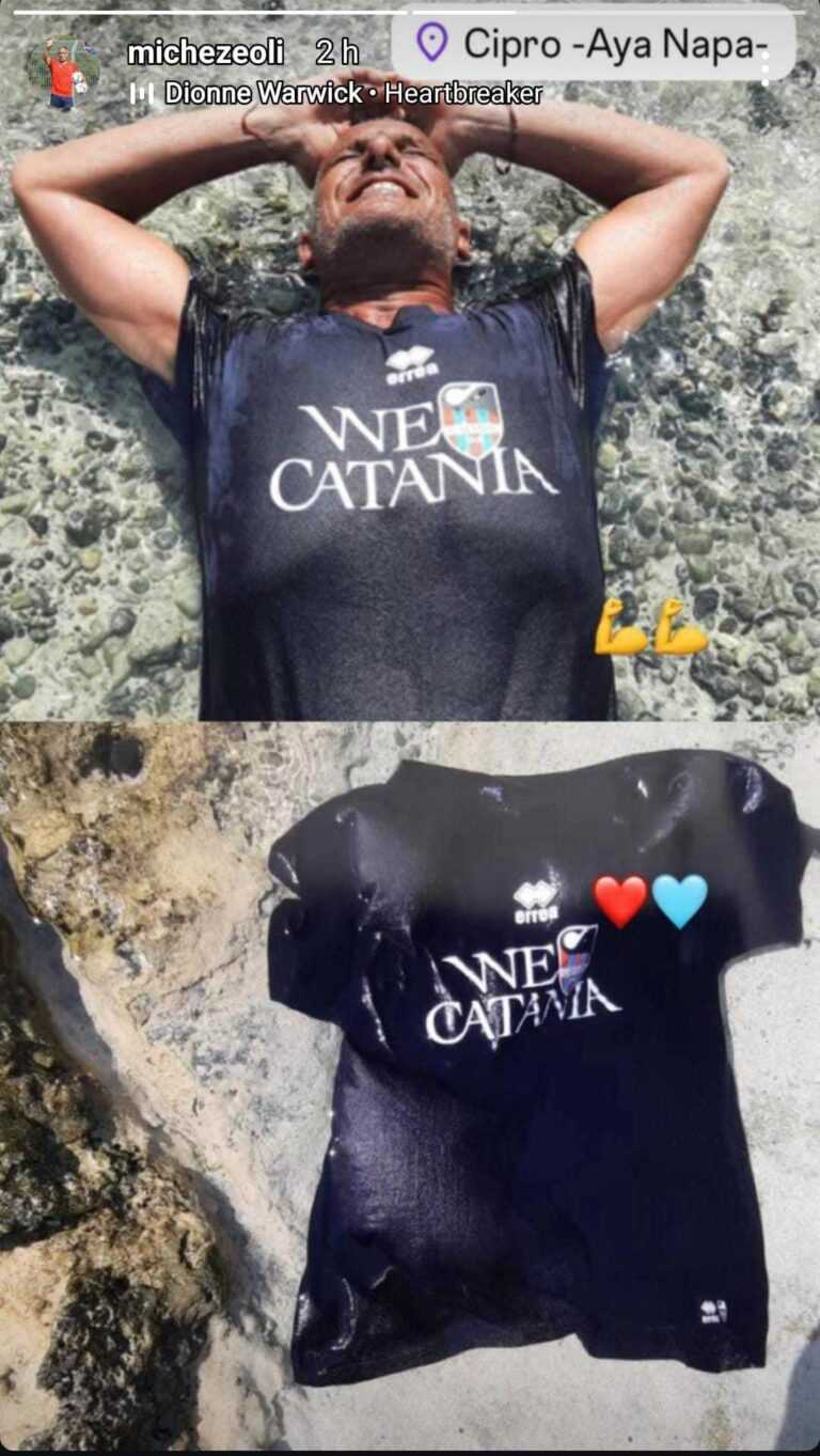 CATANIA SOCIAL: vacanze in Cipro per Zeoli, con quei colori sempre nel cuore e nella mente
