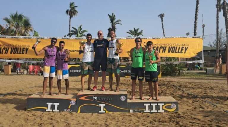 SPORT CATANESE – Beach volley maschile: i catanesi Arezzo e Ndrecaj entrano nella storia