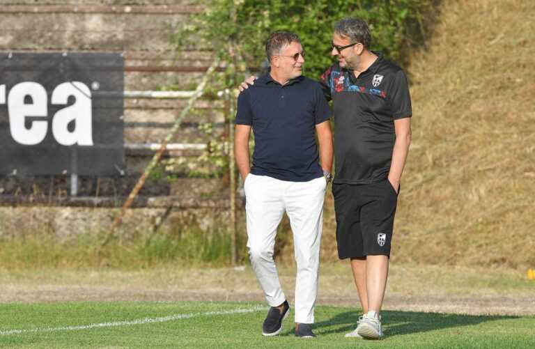 QUI ASSISI: gradita visita di Cherubini, primo allenamento con i compagni per Luperini