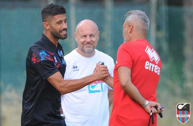 CATANIA: Verna si aggrega ai compagni, rientra in gruppo Anastasio