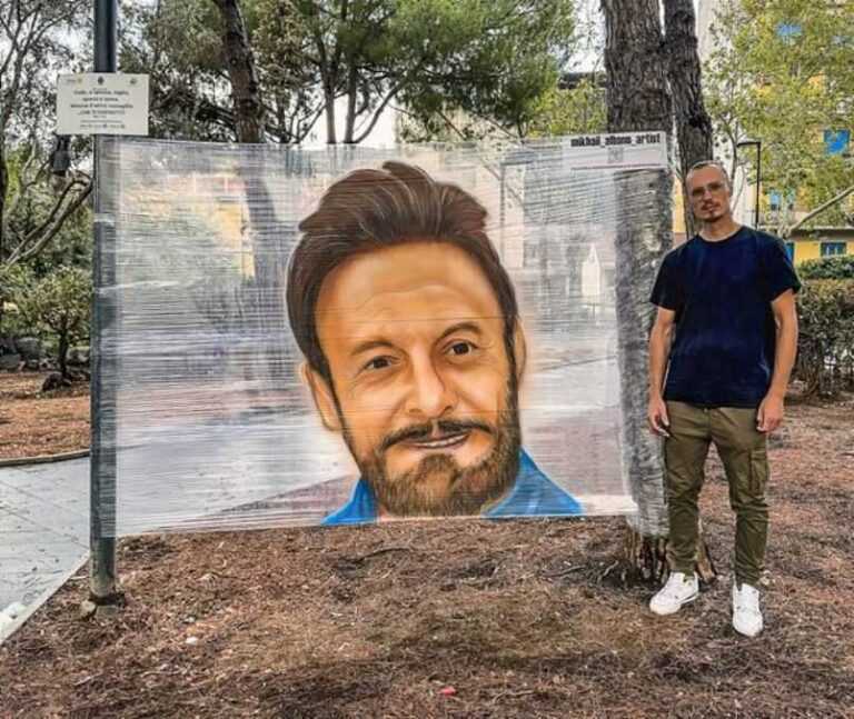 SCHILLACI: omaggiato a Catania con un ritratto
