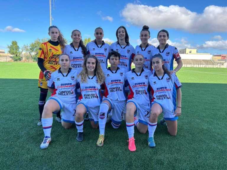CATANIA FEMMINILE: ottavo punto in quattro gare per le rossazzurre