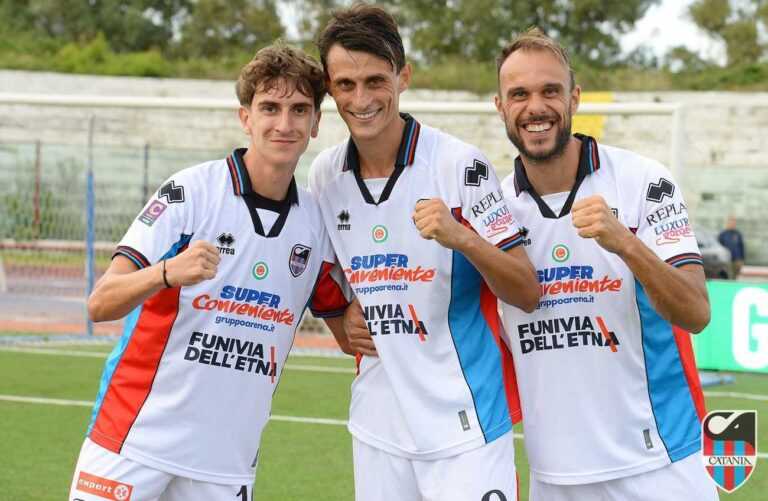 VERSO CATANIA-CASERTANA: all’andata tris rossazzurro con Guglielmotti, Jimenez e Inglese