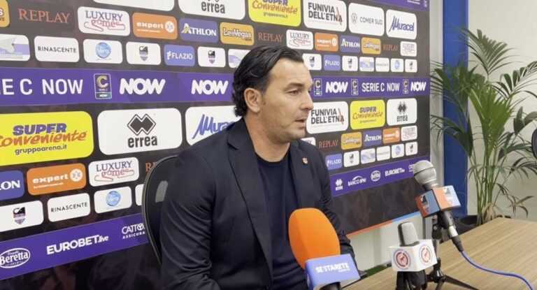 SERIE C – Aronica (all. Trapani): “Decisioni arbitrali hanno condizionato anche la gara di Catania…”