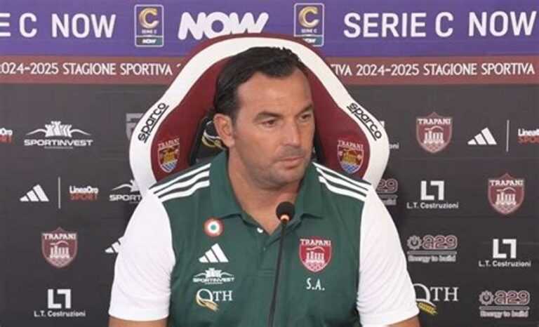 ARONICA (all. Trapani): “Abbiamo battagliato palla su palla. Era importante scendere in campo con decisione”