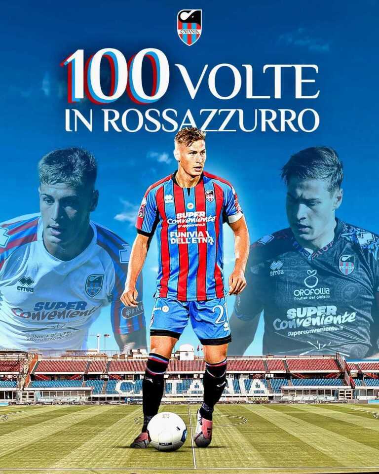 CATANIA FC: “100 presenze, Castellini sarà premiato in occasione di Catania-Cavese”