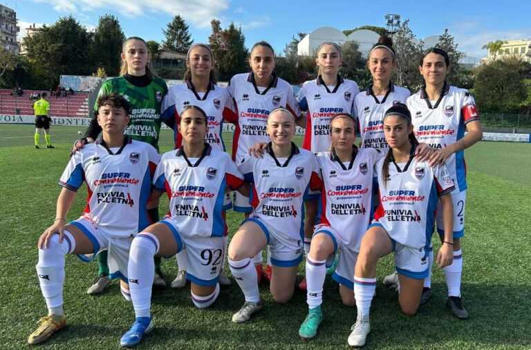 CATANIA FEMMINILE: momento difficile per le rossazzurre, ancora una sconfitta