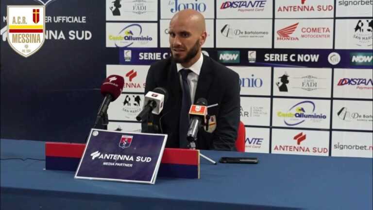 MANETTA (Messina): “Il pareggio a Catania fa morale, siamo stati uniti e compatti”