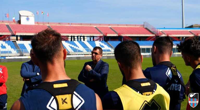 QUI CATANIA: Pelligra, discorso alla squadra in vista del Messina