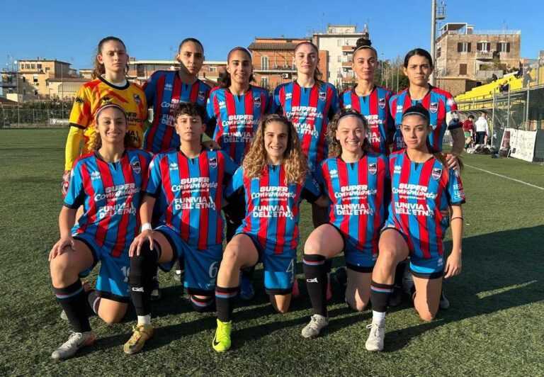 CATANIA FEMMINILE: sconfitta a testa alta sul campo della Roma, il campionato riprende a gennaio