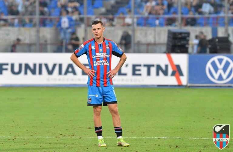 Il Catania sbaglia, Caturano non perdona: il Potenza fa bottino pieno al “Massimino”
