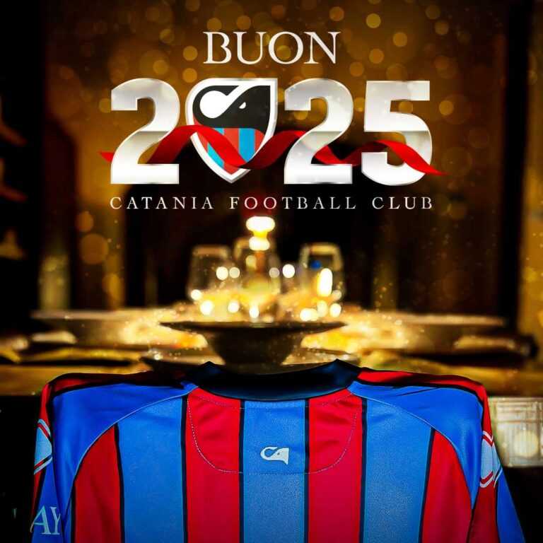 BUON 2025: gli auguri del Catania FC